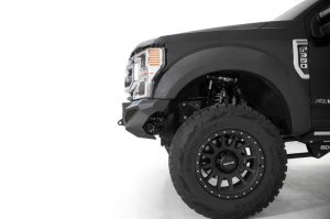 Ford Super Duty Front Bumper - Addictive Desert Designs - Stealth Fighter - Hammer Black - `20-`27 Ford Super Duty Front Bumper - Addictive Desert Designs - Stealth Fighter - Hammer Black - `20-`27